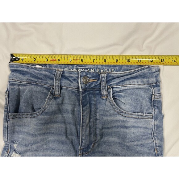 American Eagle Jeans Next Level Stretch Women's Size 2 Super High Rise Jegging - Picture 13 of 15